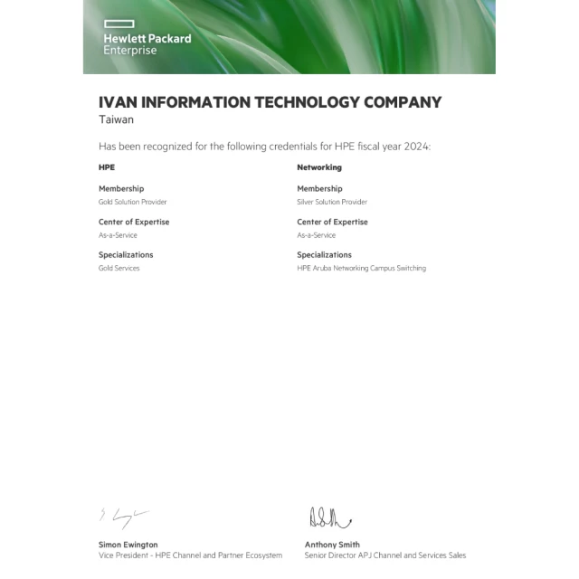 hpe certificate high res